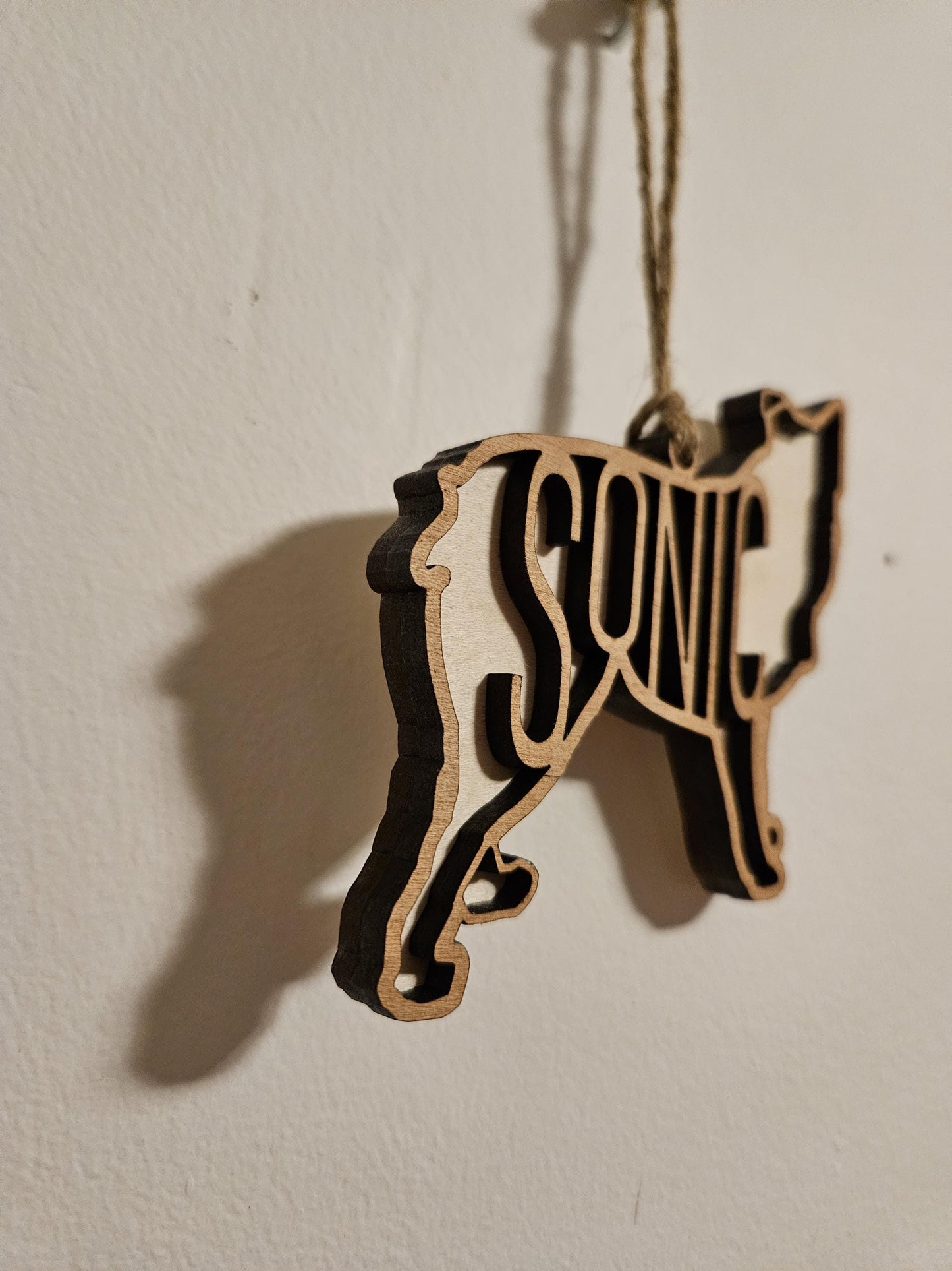 Personalized Pet Christmas Ornament | Wooden Christmas Ornament | Animal Christmas Personalized Gift | Dog gift | Animal lover