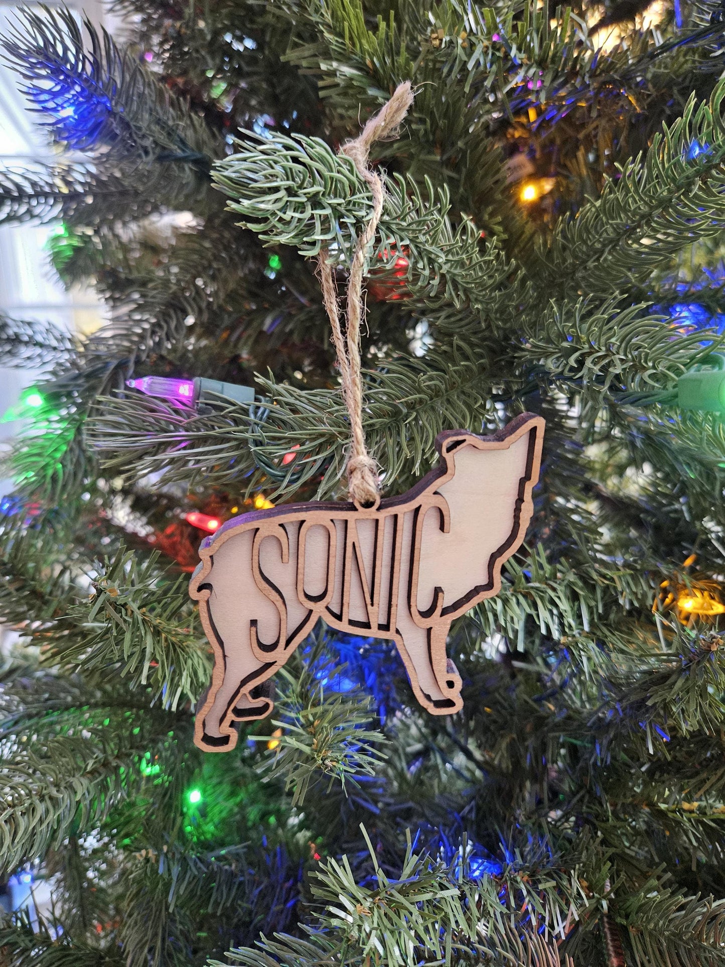Personalized Pet Christmas Ornament | Wooden Christmas Ornament | Animal Christmas Personalized Gift | Dog gift | Animal lover