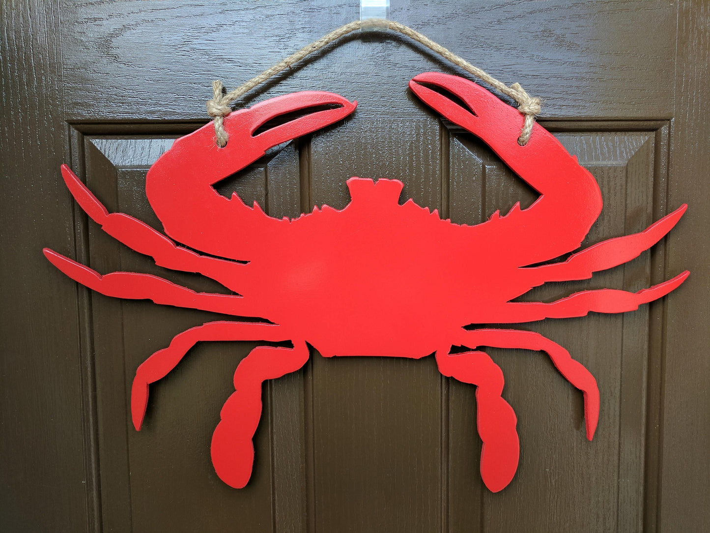 Wooden Crab door hanger beach decor