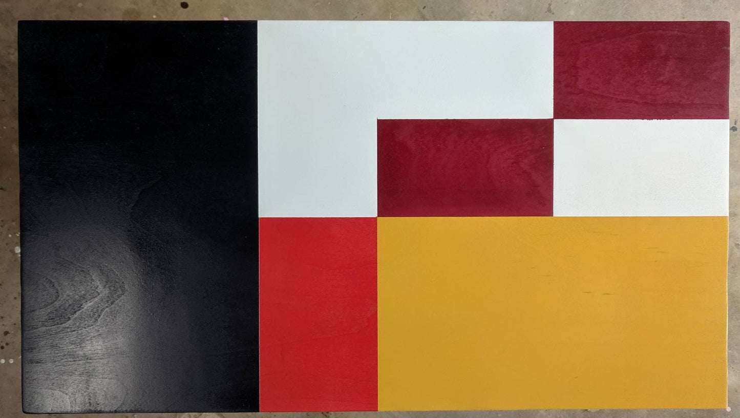 Wooden flag Combo, Maryland Flag, Texas Flag, Wooden Decor