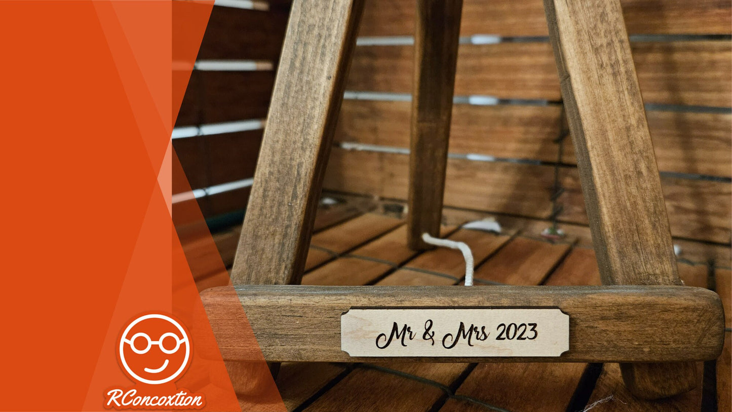 Add-on: Engraved Tag for Easel Order