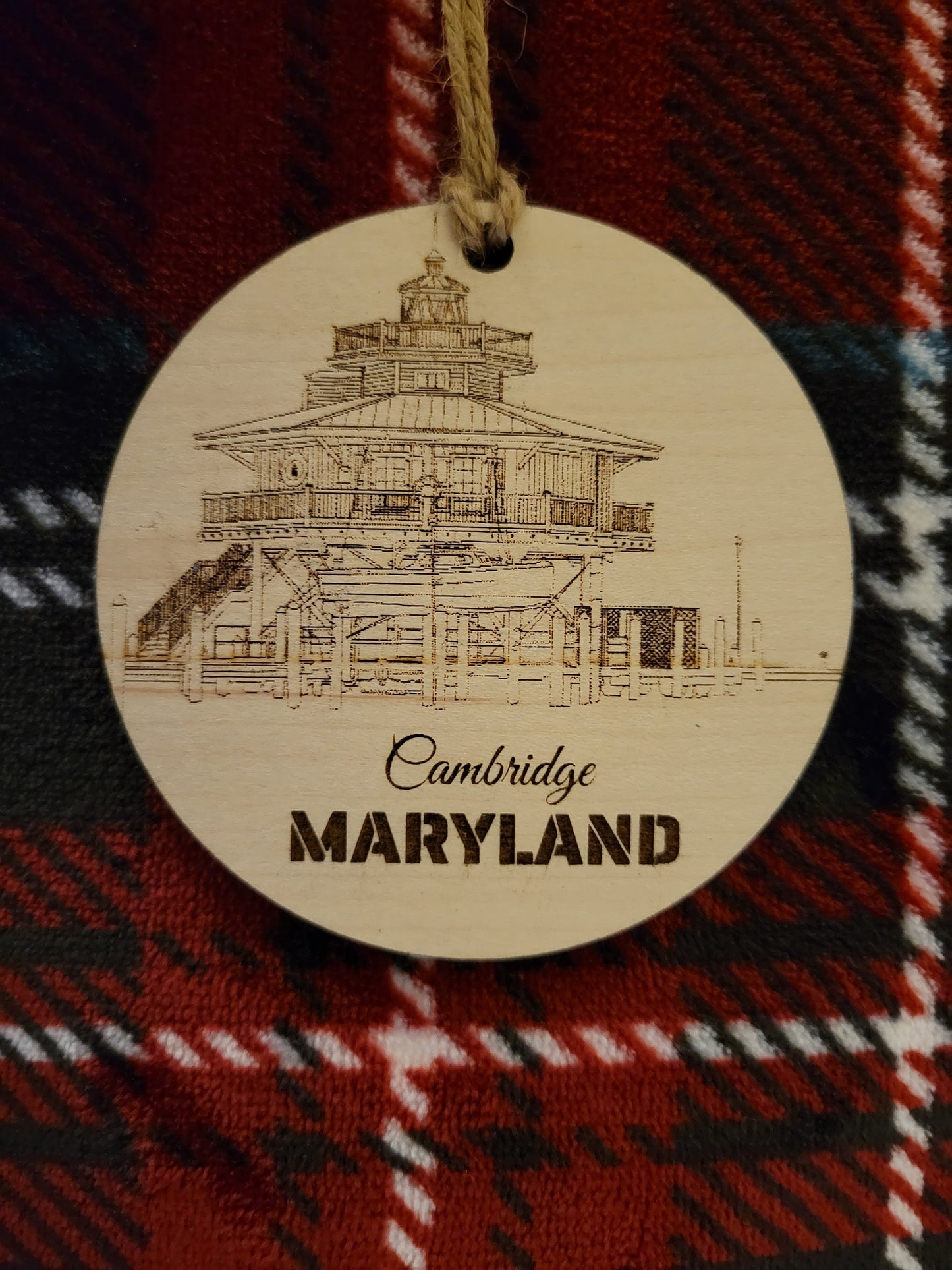 Cambridge Maryland ornament, Maryland Ornament, Cambridge Lighthouse, Eastern Shore Maryland